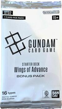 Gundam Card Game: Starter Deck: Wings of Advance Bonus Pack