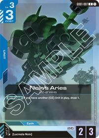 Noin's Aries | Newtype Rising | Rare | Holofoil | #GD01-007
