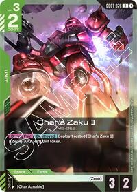 Char's Zaku II | Newtype Rising | Rare | Holofoil | #GD01-026