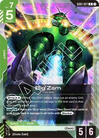 Big Zam | Newtype Rising | Rare | Holofoil | #GD01-027