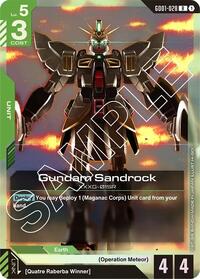 Gundam Sandrock | Newtype Rising | Rare | Holofoil | #GD01-028