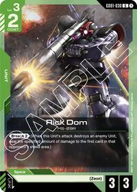 Rick Dom | Newtype Rising | Uncommon | Normal | #GD01-030