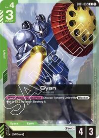 Gyan | Newtype Rising | Rare | Holofoil | #GD01-032