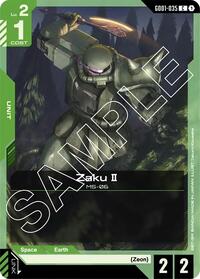 Zaku II | Newtype Rising | Common | Normal | #GD01-035