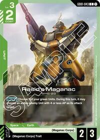 Rasid's Maganac | Newtype Rising | Common | Normal | #GD01-043