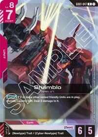 Shamblo | Newtype Rising | Rare | Holofoil | #GD01-047
