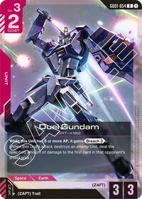 Duel Gundam | Newtype Rising | Rare | Holofoil | #GD01-054