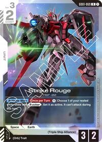 Strike Rouge | Newtype Rising | Rare | Holofoil | #GD01-069