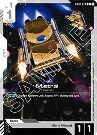 Mistral | Newtype Rising | Common | Normal | #GD01-078