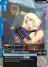 Sayla Mass | Newtype Rising | Rare | Holofoil | #GD01-087