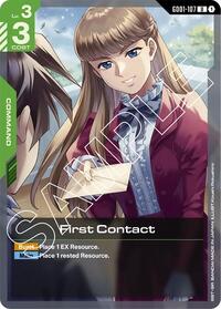 First Contact | Newtype Rising | Uncommon | Normal | #GD01-107