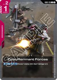 Zeon Remnant Forces | Newtype Rising | Uncommon | Normal | #GD01-115