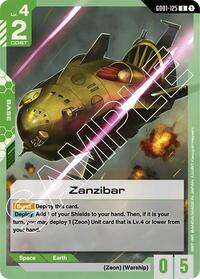 Zanzibar | Newtype Rising | Uncommon | Normal | #GD01-125