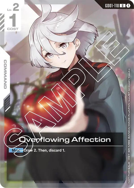 Overflowing Affection (Newtype Challenge 2025 Mission 1) GD01-118 Uncommon Holofoil