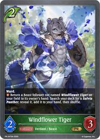 Windflower Tiger | Shadowverse: Evolve Promo Cards | Promo | Normal | #PR-247EN
