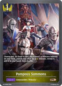 Pompous Summons | Shadowverse: Evolve Promo Cards | Promo | Normal | #PR-248EN