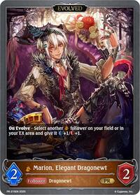 Marion, Elegant Dragonewt (Evolved) | Shadowverse: Evolve Promo Cards | Promo | Normal | #PR-215EN