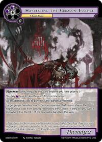 Harvesting the Crimson Essence | Evil Cluster Starter Deck 1: Valgott | Rare | Normal | #ESD1-010 R