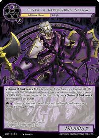 Glyph of Neverending Sorrow | Evil Cluster Starter Deck 1: Valgott | Rare | Normal | #ESD1-012 R