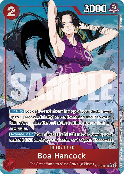 Boa Hancock (Alternate Art) OP12-014 SR Foil