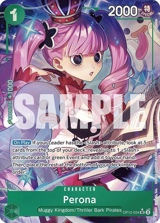 Perona (Alternate Art) OP12-034 SR Foil
