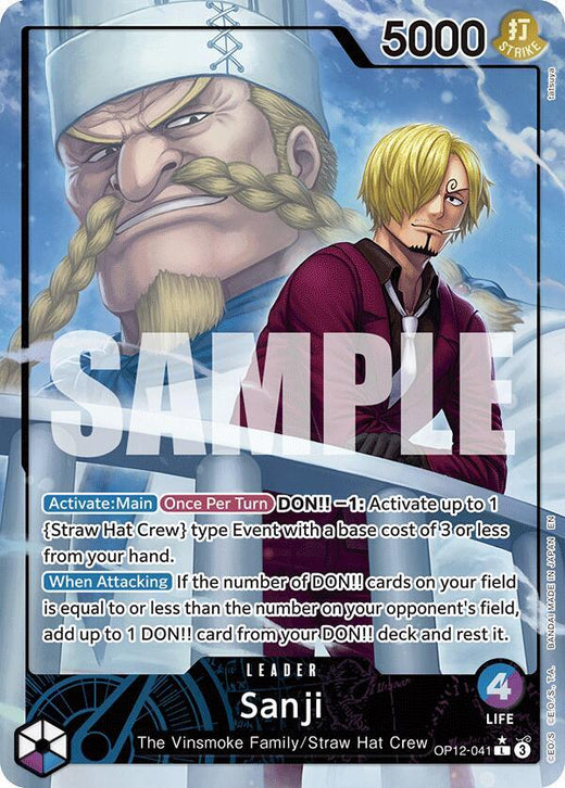 Sanji (041) (Alternate Art) OP12-041 L Foil