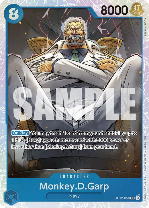 Monkey.D.Garp OP12-056 SR Foil