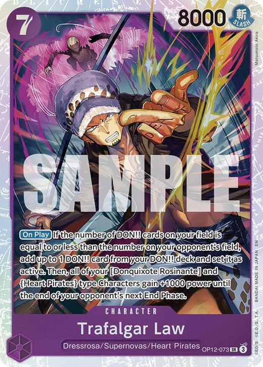 Trafalgar Law (073) OP12-073 SR Foil