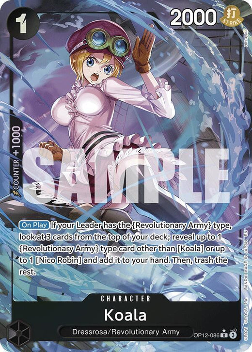 Koala (086) (Alternate Art) OP12-086 R Foil