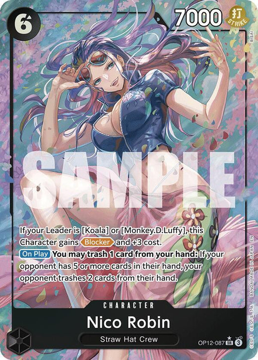 Nico Robin (Alternate Art) OP12-087 SR Foil