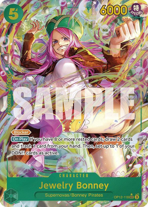 Jewelry Bonney (118) (Alternate Art) OP12-118 SEC Foil