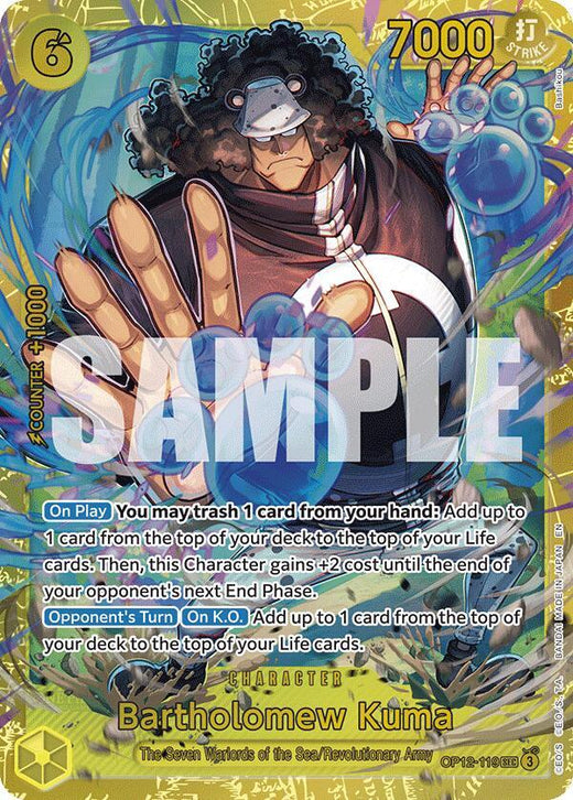 Bartholomew Kuma OP12-119 SEC Foil