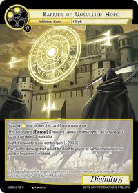 Barrier of Unsullied Hope | Evil Cluster Starter Deck 2: Matelda | Rare | Normal | #ESD2-012 R