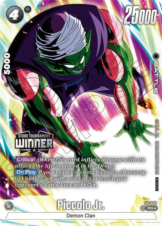 Piccolo Jr. - FP-048 (Paquete de Torneo -Ganador- 07) FP-048 Carta Promocional Foil