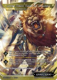 Knight of the Setting Sun, Lionel // Lionel, Heroic Knight of Velmardia | Evil Cluster Starter Deck 2: Matelda | Marvel Rare | Foil | #ESD2-015 JR