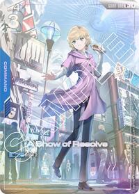 A Show of Resolve (U+) | Newtype Rising | U+ | Holofoil | #GD01-100