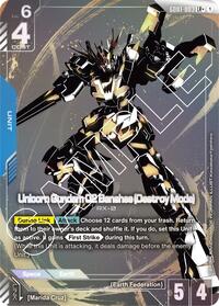 Unicorn Gundam 02 Banshee (Destroy Mode) (LR+) | Newtype Rising | LR+ | Holofoil | #GD01-003