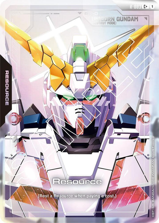 Resource (R-003) (C+) C+ Holofoil
