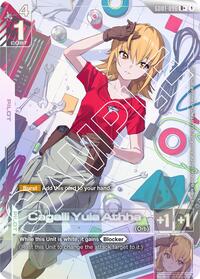 Cagalli Yula Athha (R+) | Newtype Rising | R+ | Holofoil | #GD01-096