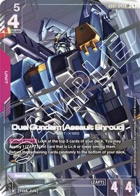 Duel Gundam (Assault Shroud) (LR+) | Newtype Rising | LR+ | Holofoil | #GD01-045