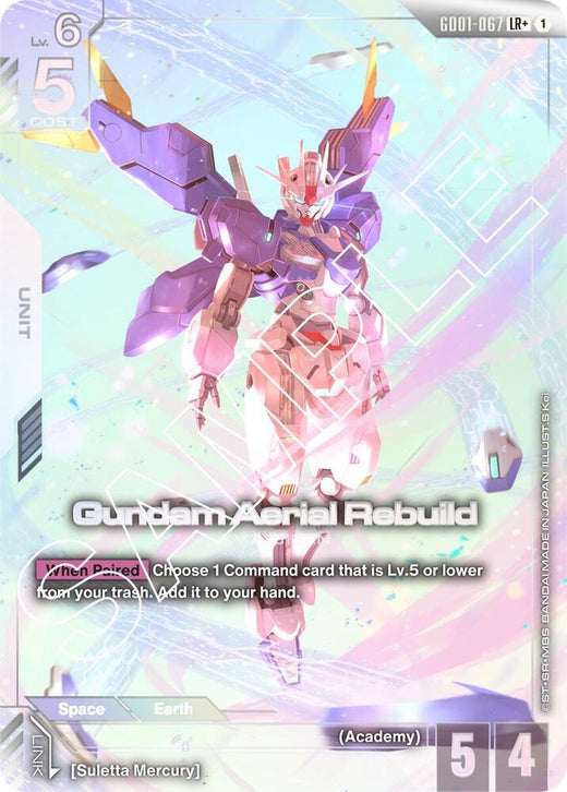 Gundam Aerial Rebuild (LR+) GD01-067 LR+ Holofoil
