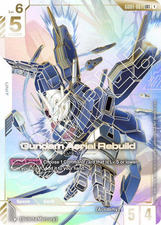 Gundam Aerial Rebuild (LR++) GD01-067 LR++ Holofoil