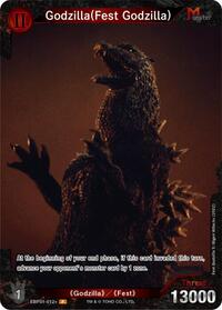 Godzilla (Fest Godzilla) | Booster Set 1: Godzilla VS. Godzilla | P | Foil | #EBP01-012+