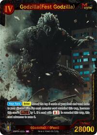 Godzilla (Fest Godzilla) | Booster Set 1: Godzilla VS. Godzilla | SP | Foil | #EBP01-015+