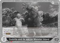 Godzilla and its son on Monster Island | Booster Set 1: Godzilla VS. Godzilla | C | Normal | #EBP01-080