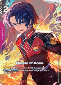 Battle of Aces (R+) | Newtype Rising | R+ | Holofoil | #GD01-111