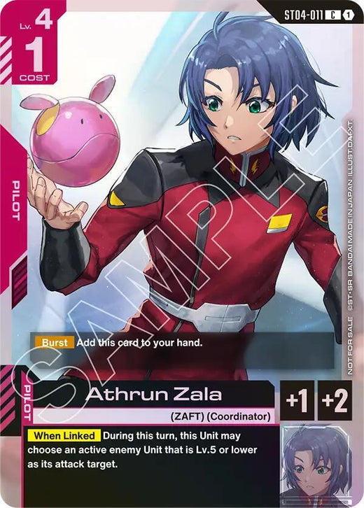 Athrun Zala (Store Tournament Participant Pack 01) ST04-011 Common Holofoil