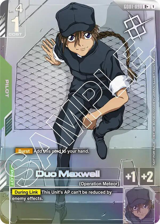 Duo Maxwell (Store Tournament Winner Pack 01) GD01-090 R+ Holofoil