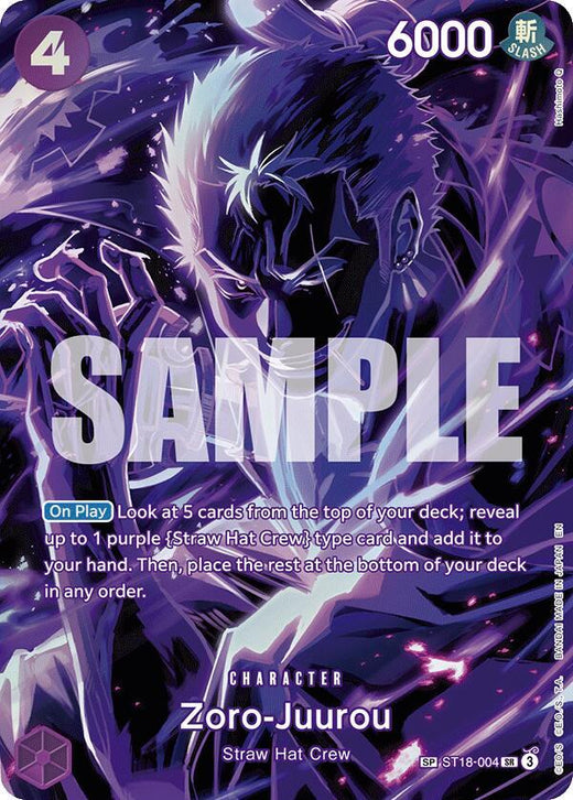Zoro-Juurou (SP) ST18-004 SR Foil