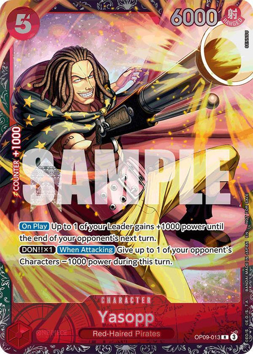 Yasopp (Championship 25-26 Offline Regionals Season 2) OP09-013 R Foil